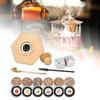 Kit de Defumador de Madeira para Coquetéis Capuz de Madeira Defumada para Whiskey para Cozinha Bar Bebidas Acessórios de Bartender Presente para Homens