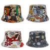 Fisherman Floral Printing Hat Outdoor Sun Protection Bucket Hat Fashion Gift