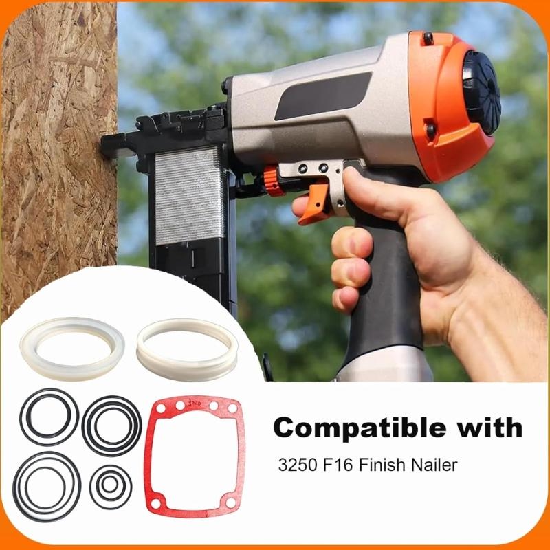 Nailer Repair Set Suitable for 3250 F16 Model Includes Rebuild Kit Seal Gaskets And Sleeve Component
