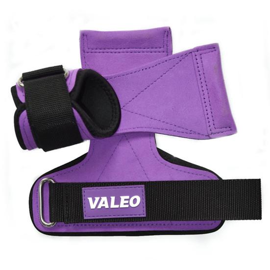 1 Pair Weight Lifting Wrist Straps with Fastening Tape Adjustable Thick Padded Weightlifting Powerlifting Hand Straps Sports Supplies