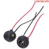 Lamp Connector Headlight Round Socket Light Bulb Socket Light Bulb Holder Lamp Holder Light Base