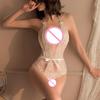 For Sex Open Crotch Backless One-piece Bodysuit Babydoll Dress Underwear Exotic Apparel Hot Sexy Nightdress Woman Lingerie