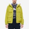 Fila Fusion Outdoor Casual Multi-Pocket Solid Color Hooded Jacket Men Jackets Muscle-Green T11M211708FGN