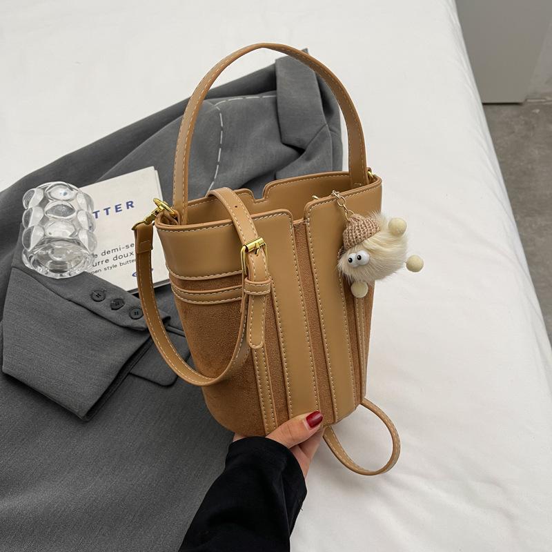 

Осень и зима Новая винтажная сумка-ведро Нишевая дизайнерская сумка женская универсальная сумка через плечо для женщин