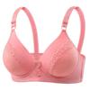 Women's Deep V Neck Bra Lace Trim Adjustable Straps Underwire Support Comfortable Fit Lightweight Design Seamless Construction
