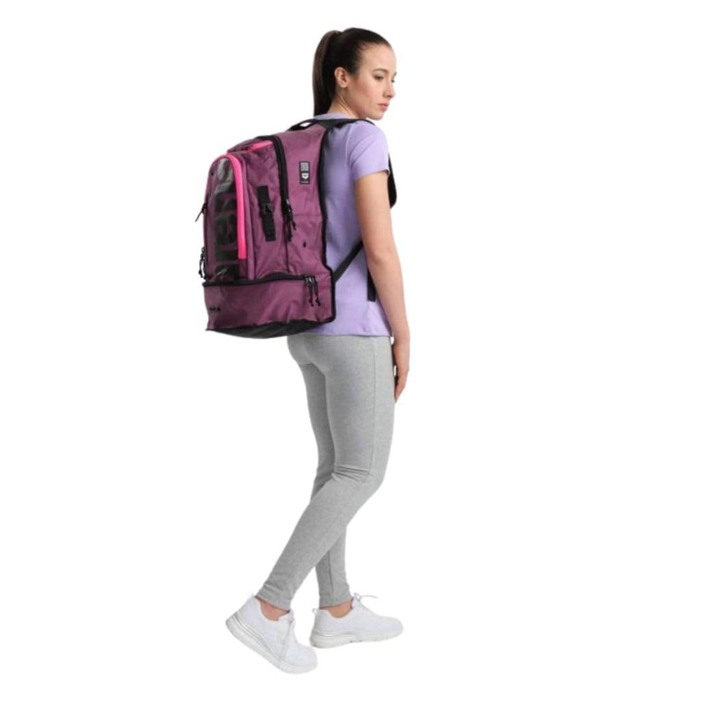 ARENA Fastpack 40L Backpack for and Pool Use 3.0 Swimming, Gym, Training, (Black/Neon Pink) [Used]