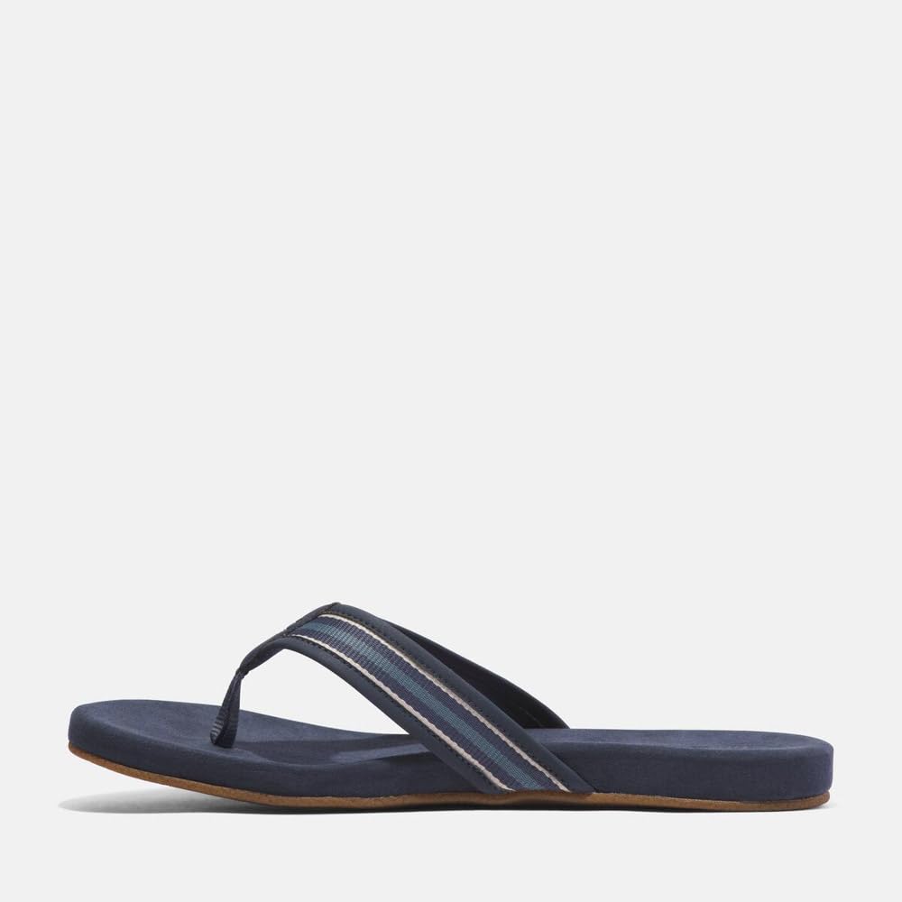 Timberland Men's Seton Bay Thong Sandals, Dark Blue, Size 9.0 (27.0cm), TB0A66KSL791