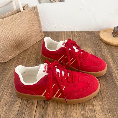 Schoenen retro Duitse trainingsboardschoenen dames 2025 lente nieuw zachtzool Forrest Gump damesschoenen lichtgewicht sport- en vrijetijdsschoenen