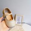 Mädchen Lederschuhe Oma-Schuhe Frühling und Herbst Kinder einfache Einzelne Schuhe Koreanische Version vielseitige kleine Mädchen Prinzessin Schuhe