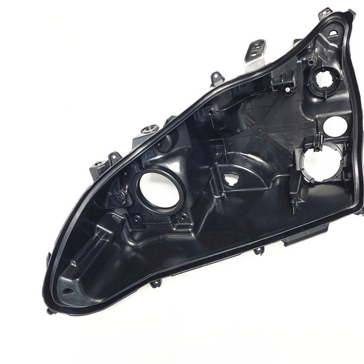 Compatible Rear Shell Base for 2015-2018 Toyota Crown Headlight, Black Plastic