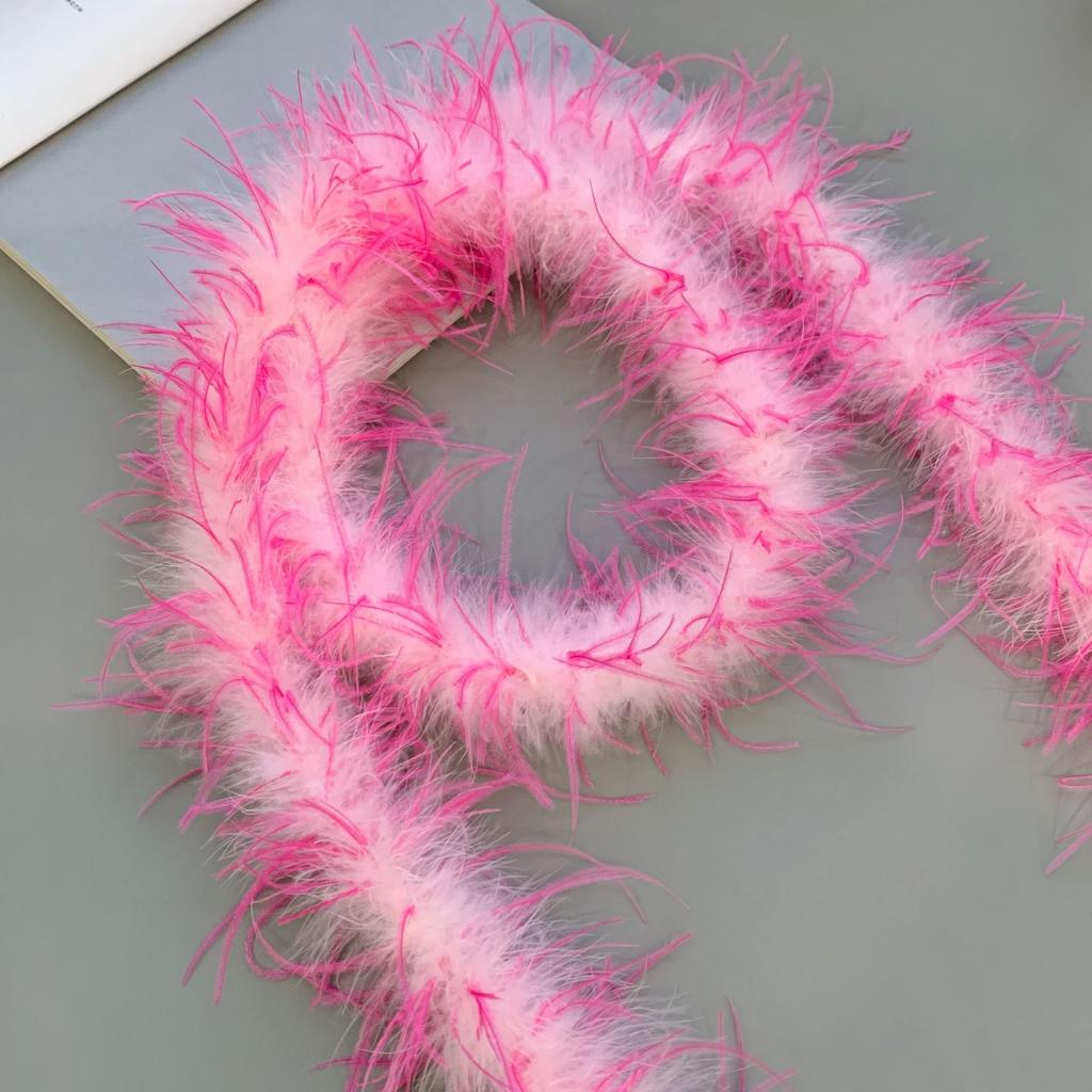Colored Feather Strips, Ostrich Hair, Top Strips, Dance Costumes DIY Decorative Materials, Clothing Accessories
