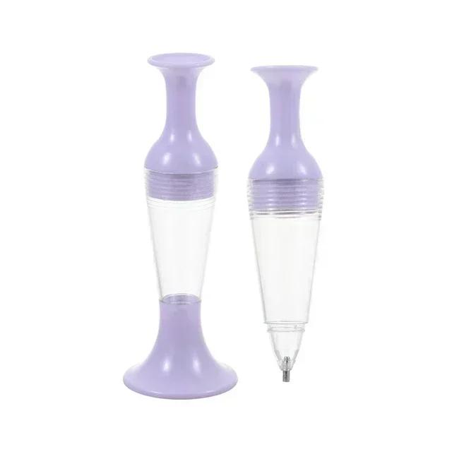 

Швейные аксессуары Форма цветочного горшка Кристальная ручка-дрель для точечной выкладки Инструмент для алмазной живописи 5D Алмазная живопись Подставка для хранения рукоделия