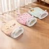 with Ears Cat Cave Bed Plush Cat Nest Mat Cute Cat Sleeping Bag  Pet Supplies