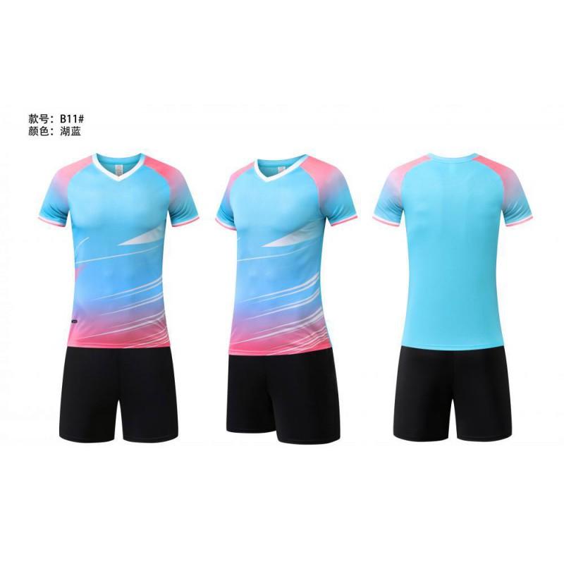 Breathable Short Sleeve Sports Shirt Men Women Training Competition Tennis Badminton Volleyball