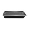 Jinmei Disposable Black 1-Compartment Meal Box