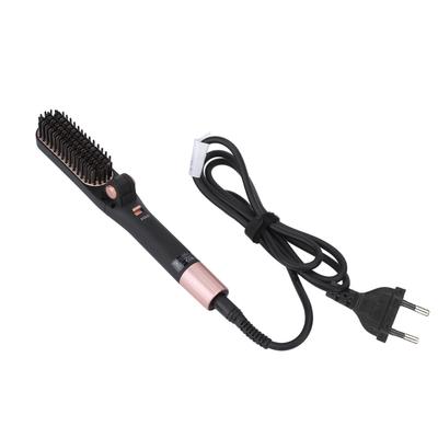 Hair Straightener Comb Fast Heating Hair Straightener Brush with 3 Level Temperature Adjustment 100‑240V EU Plug