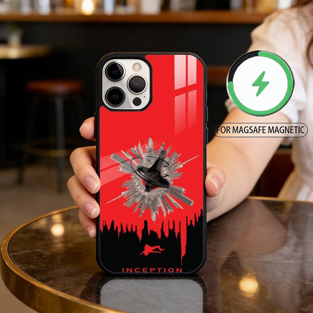 

The S-Space I-Inception-es Magnetic For Magsafe Wireless Charging Phone Case For iPhone17,16,15,14,13,12,11 Plus,Pro Max iPhone14