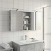 Bathroom Cabinet Set 3 Pcs 140 X 14.5 X 70 Cm Particleboard