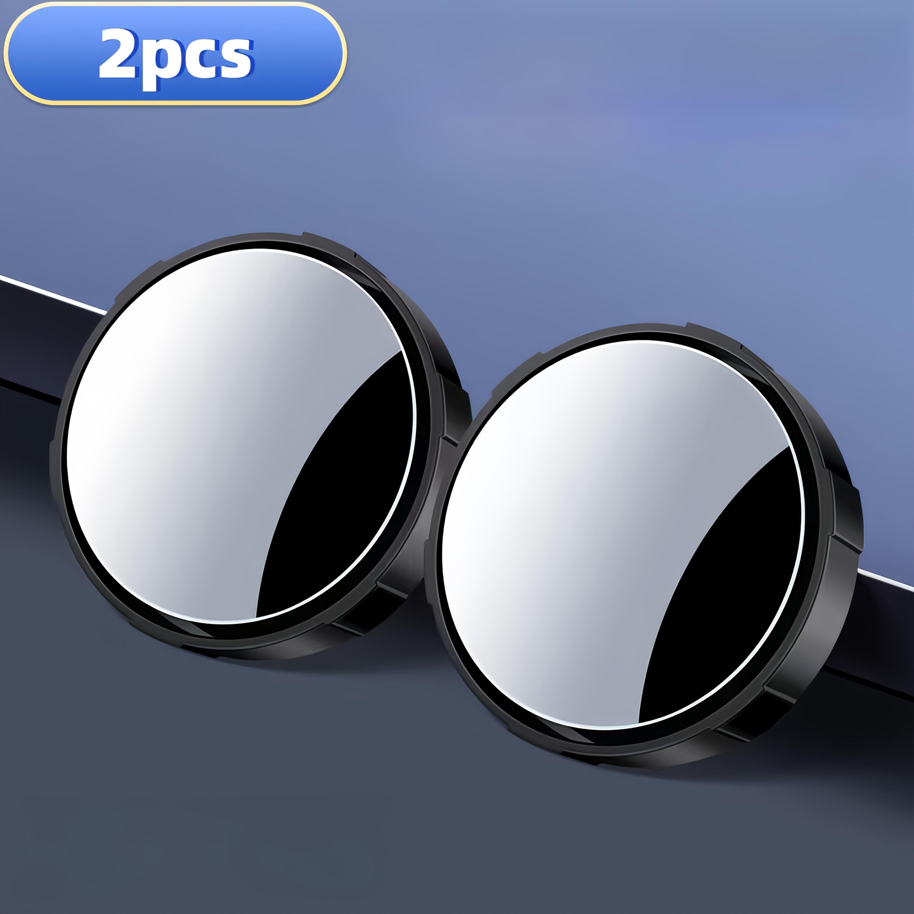 Автомобильные зеркала заднего вида с круговым обзором и высокой четкостью, многоразовые, с присоской, с углом обзора 360 ° и широким углом обзора чёрный