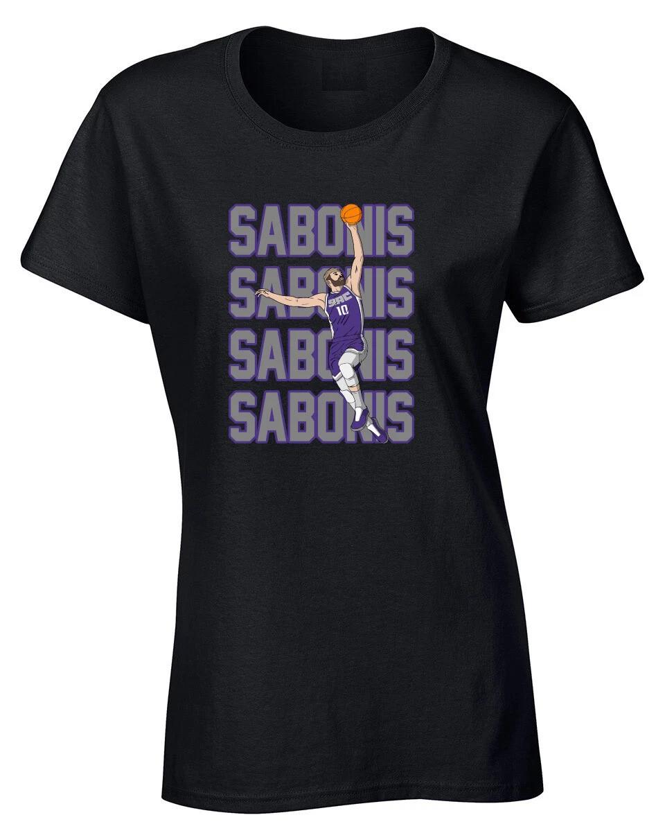 Domantas Sabonis Sacramento Kings Text Pic Women s T-Shirt XL