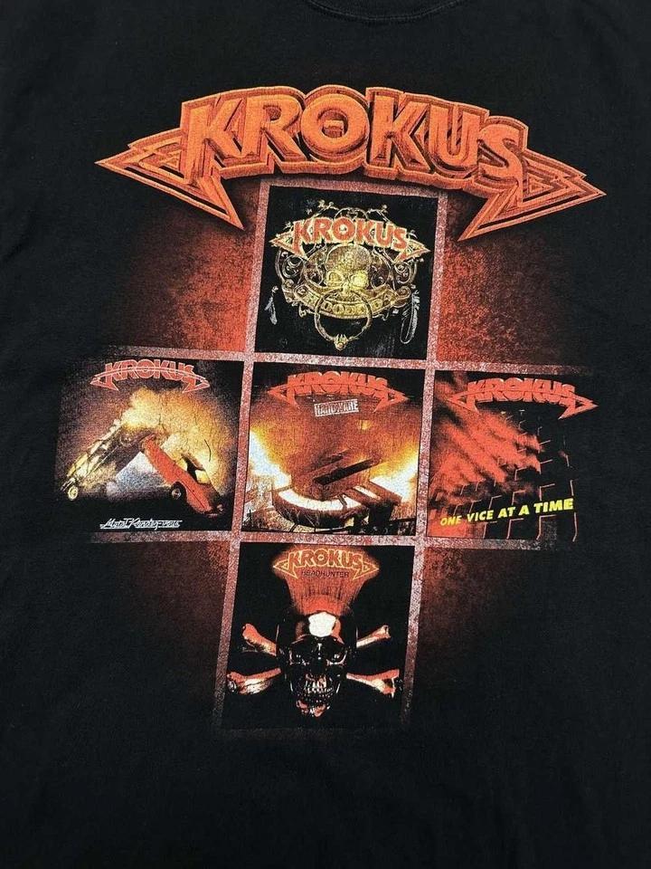 

Krokus Band The Big Five European Tour Black Shirt Unisex S-5XL L