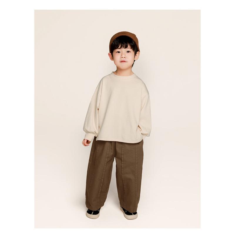 Korean Style Loose Casual Long Pants For Toddler Little Boys