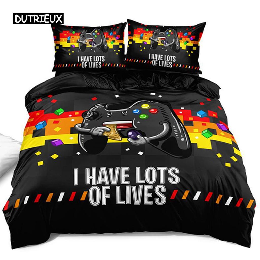 Duvet Cover Gamepad Bedding Set Kids Boys Teens Gifts Bedroom Decoration Video Game Duvet Cover For Youth New Game Controller