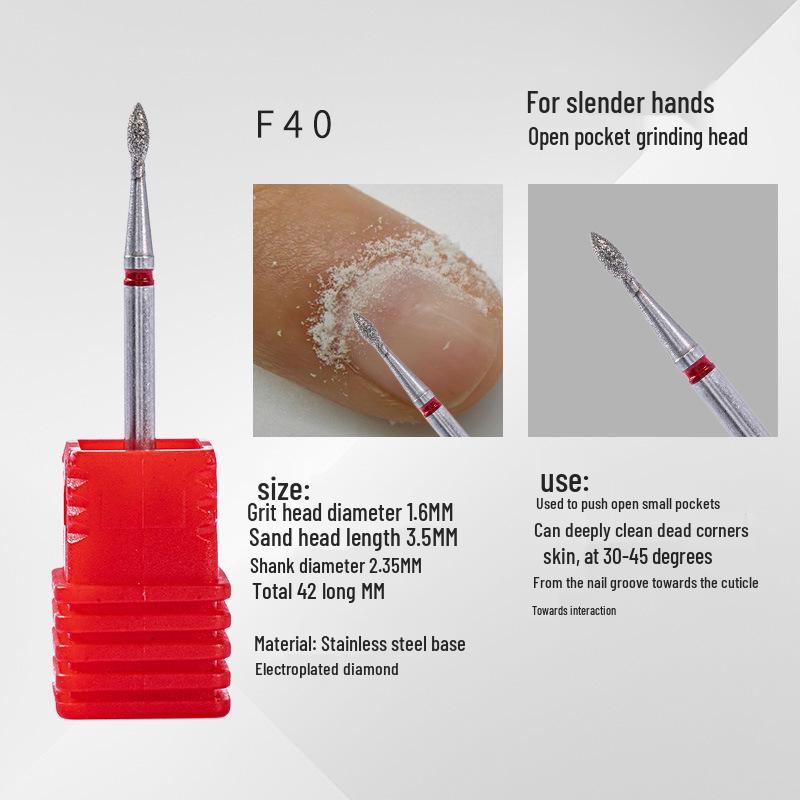 Diamant Nagelkunst Schleifkopf - Vorbehandlungswerkzeug
