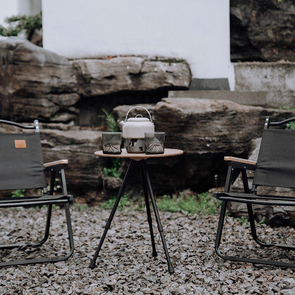 

Zinc Zinc Alloy Portable with Storage Bag Beach Desk Liftable Table Folding Picnic Table Patio Side Table чёрный