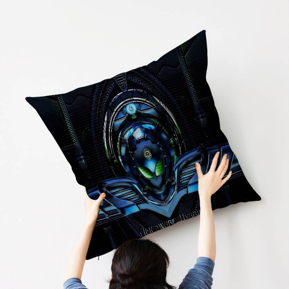 Black A-Alienware Pillowcases Home Bedding Decorative Pillow Cover Wedding Super Soft Pillow Case