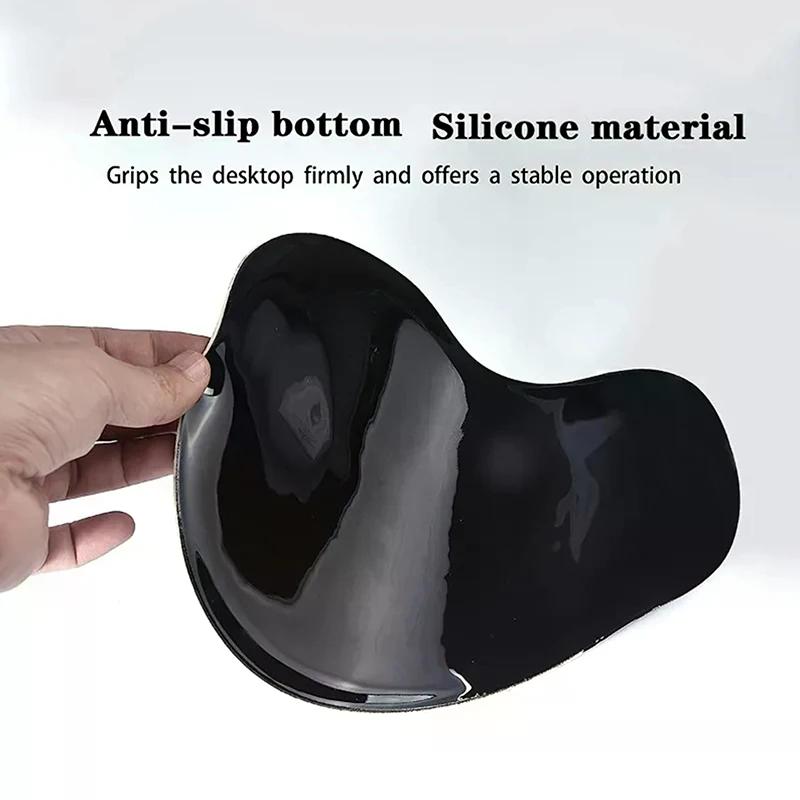 1pc New Cartoon Animal Silicone Wrist Pad Mouse Rest Desk Mat Mouse Pad Stain-resistant Computer Accessories