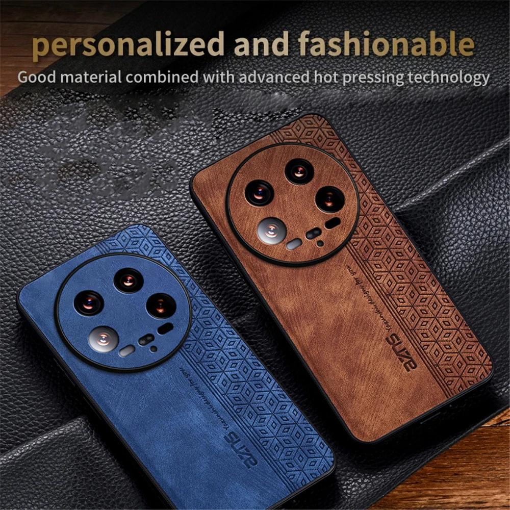 Luxusní kožené pouzdro na telefon v obchodním stylu pro Xiaomi 14 13 Ultra 13T 13 12T 12 12S Pro Nárazuvzdorný kryt pro Xiaomi 13 12 Lite