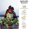 1PC Clown Horror IT Outdoor Flannel Throw Blanket - HD Printed Lightweight Soft Warm All-Season Blanket for Sofa, Bed, Travel - Machine Washable106