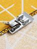 1PC Household Flat Car Multi-function Sewing Machine Accessories Narrow Rolled Hem Curling Presser Foot Sewing Presser Foot Tool