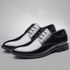 New Versatile Black Business Dress Leather Shoes Men's Lace-up Shoes Wedding Fashion Men's Shoes