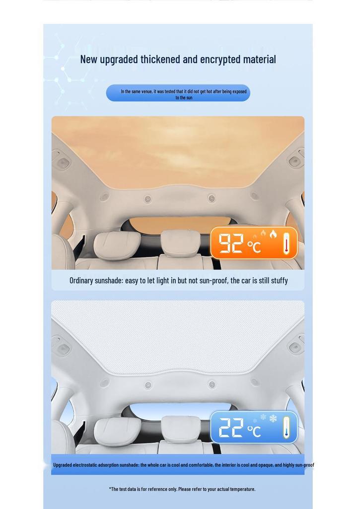 IM L7/LS6/LS7/L6/L7 Silicone Suction Sunroof Sunshade Canopy