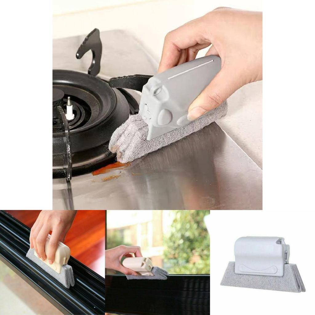 Door Track Window Cleaning Brush Gap Groove Dust Cleaner Corner Cleaning Magic