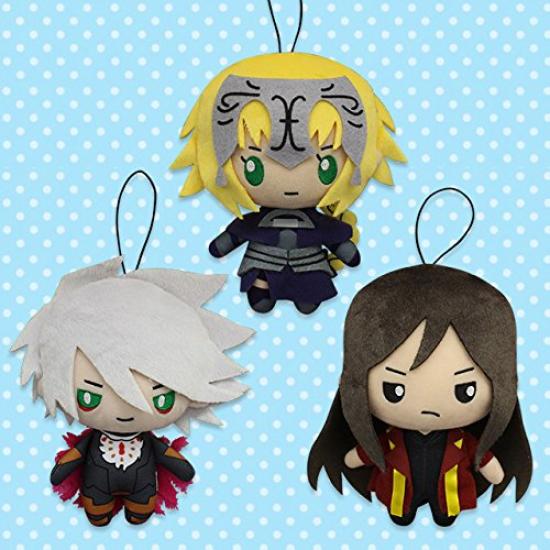 

Дизайн на заказ, произведенный Sanrio, Набор из 3 плюшевых игрушек Чжугэ Fate/Grand (Жанна, Карна, Кунмин)