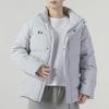 Under Armour Solid Color Casual Stand Collar Long Sleeve Down Jacket Unisex Jackets Light-Grey 23600802-009