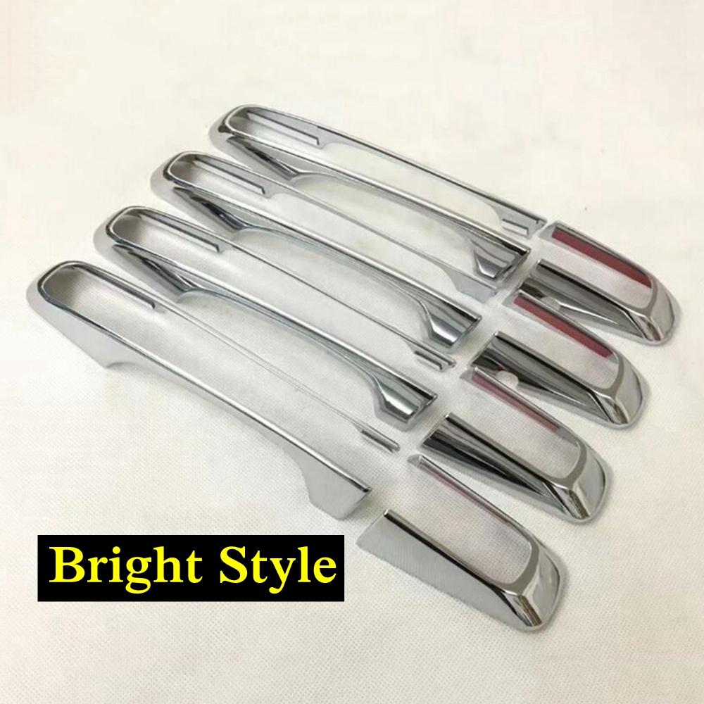 Car Door Handle Frame Molding Decoration Protection Cover Trim For Jaguar XF 2016 -  ABS Matte / Chrome Accessories Exterior Bright Style