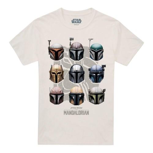 Star Wars: The Mandalorian Unisex Adult Mando Helmet T-Shirt
