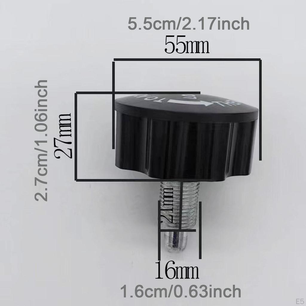 16MM Ergonomisk Trekkstiftknott for Erstatning av Treningssykkel Enkel Installasjon