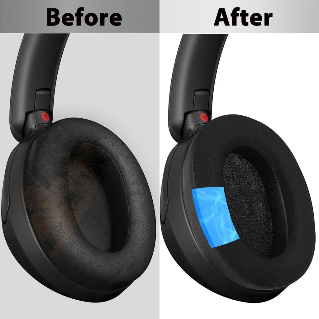 Ανταλλακτικό Μαξιλαράκι Ακουστικών Over Ear με Γέλη Ψύξης Για WH-XB910 XB910N Άνετη Εφαρμογή