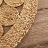 Rug Design Round Jute Carpet Handmade 100% Natural Area Floor Mat Room Rug Round