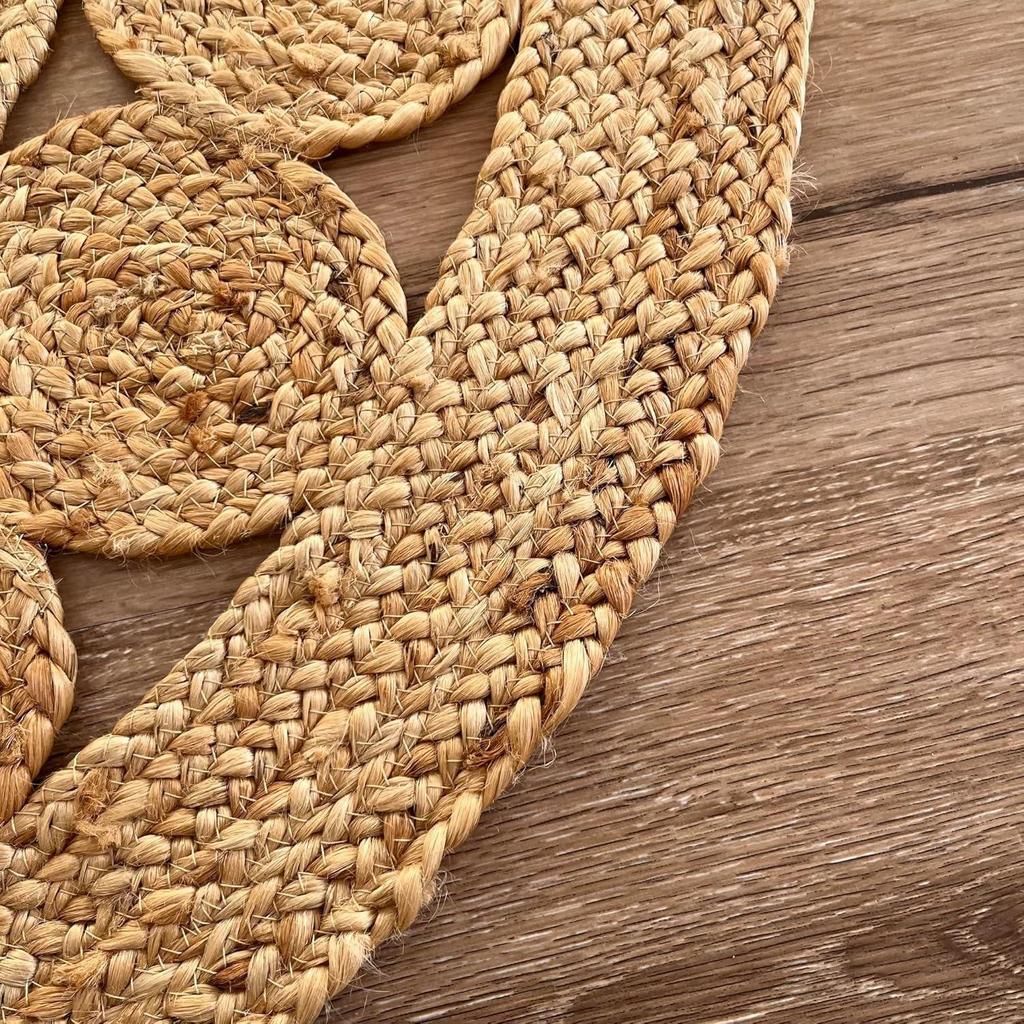Rug Design Round Jute Carpet Handmade 100% Natural Area Floor Mat Room Rug Round
