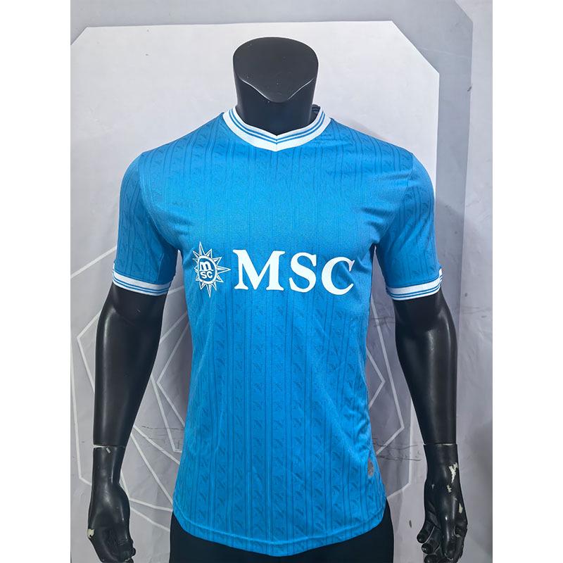 2025-26 Napoli Home Player Jersey Small