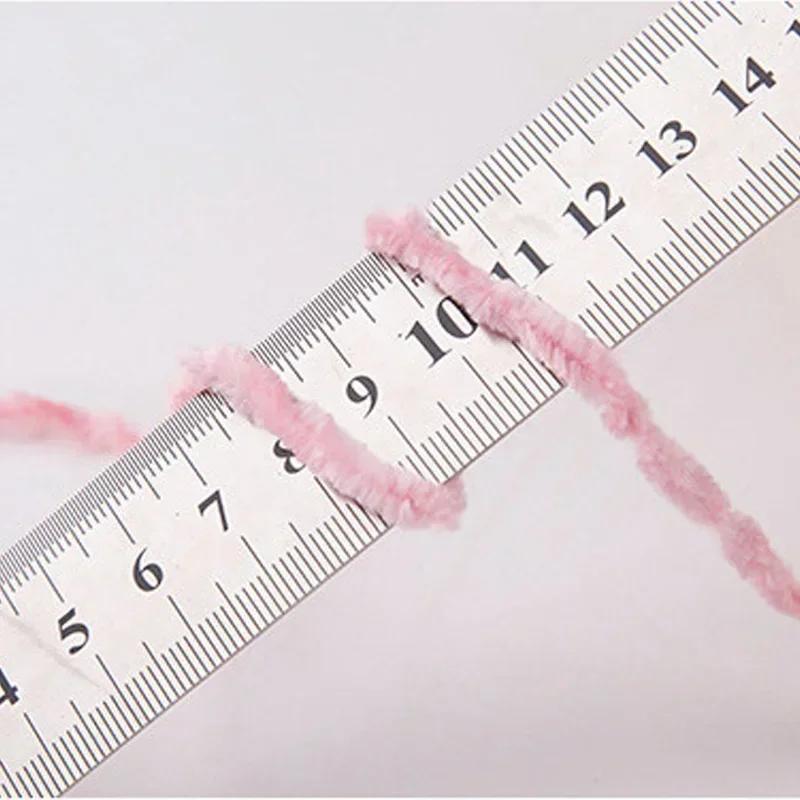 100% Poliester Włóczka Pluszowa Miękka Włóczka Aksamitna Chenille Akcesoria Amigurumi Włóczka Dolphin Baby do Robienia na Drutach 1 Motek 100g 130M