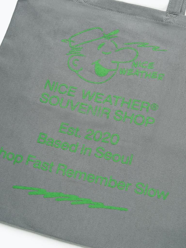 Niceweather Nw Souvenir Guy Tote Bag (Grey)