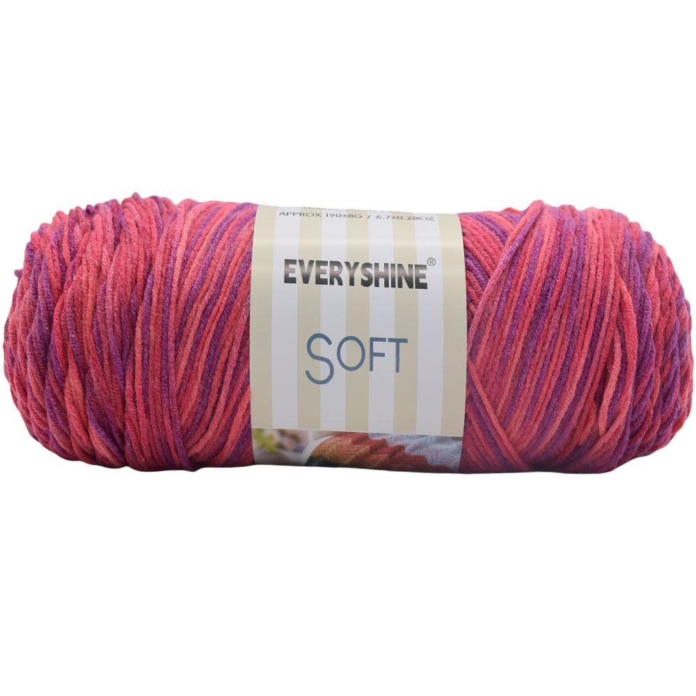 6pcs Gradient Super Bulky Yarn for Blankets Jumbo Polyester Bundle (1.14kg) - Extra Thick Multicolor DIY Knitting Crochet Kit for Chunky Home Decor