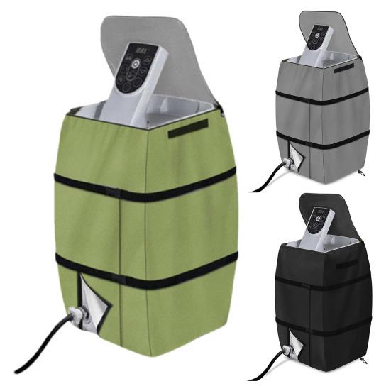 Hot Tub Spa Heater Pump Cover Inflatable Hot Tub Insulated Pump Cover with Zipper Opening And Transparent PVC Top Window for Most Spa Heater Pumps